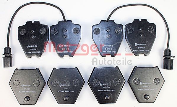 METZGER 1170231 Bremsbelagsatz, Scheibenbremse